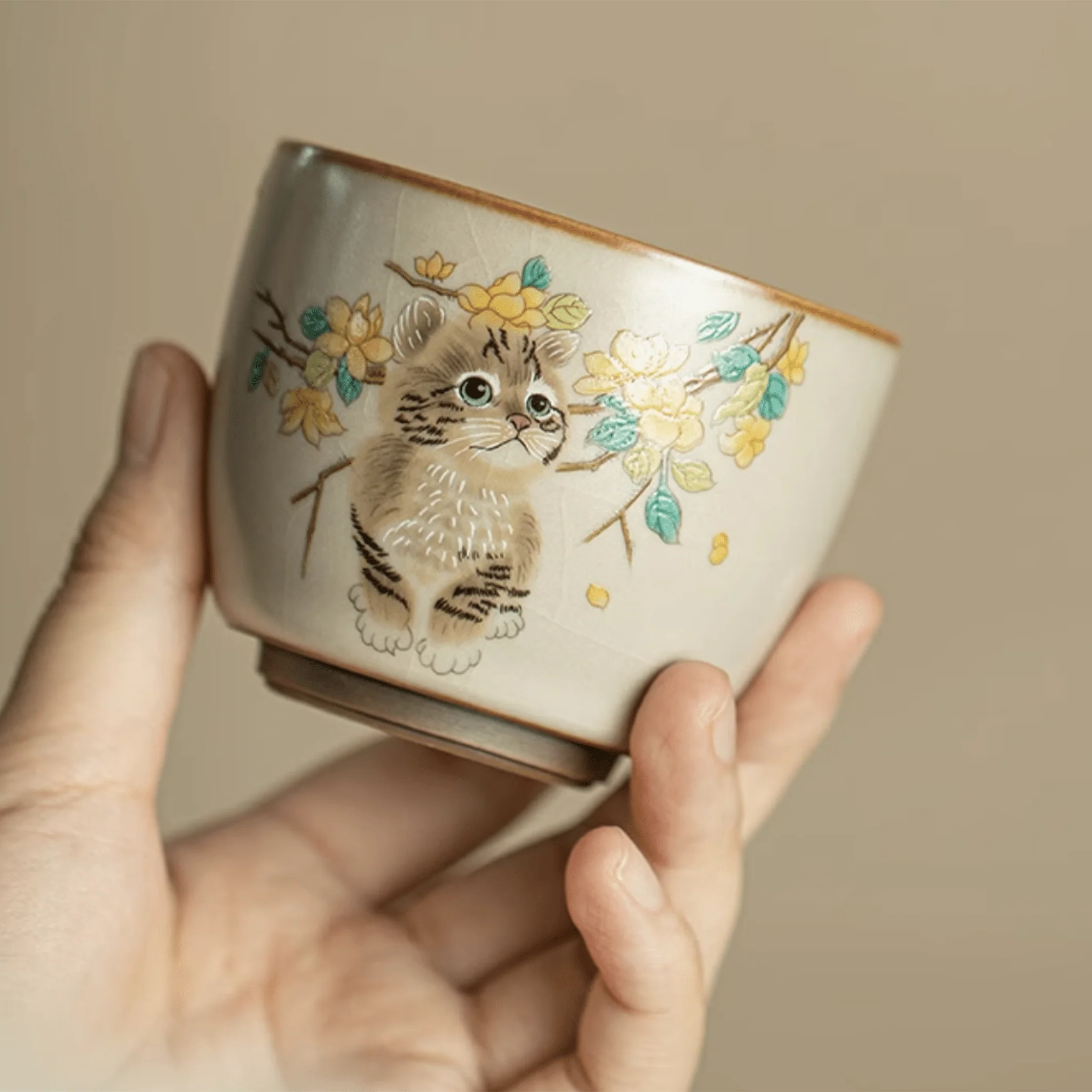 Ginger Cat - Tall Cylindrical - Image 3