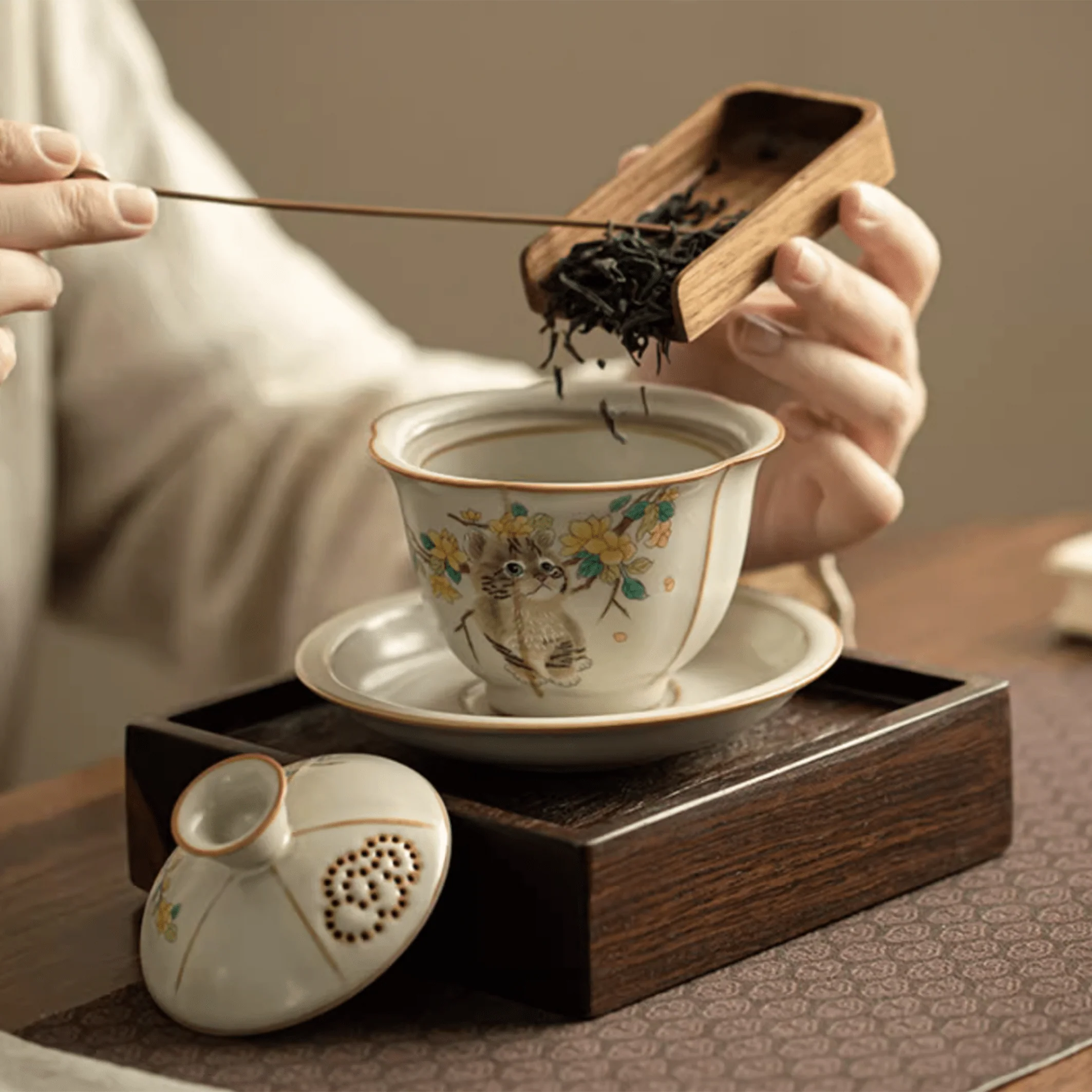 Ginger Cat Gaiwan - Image 3